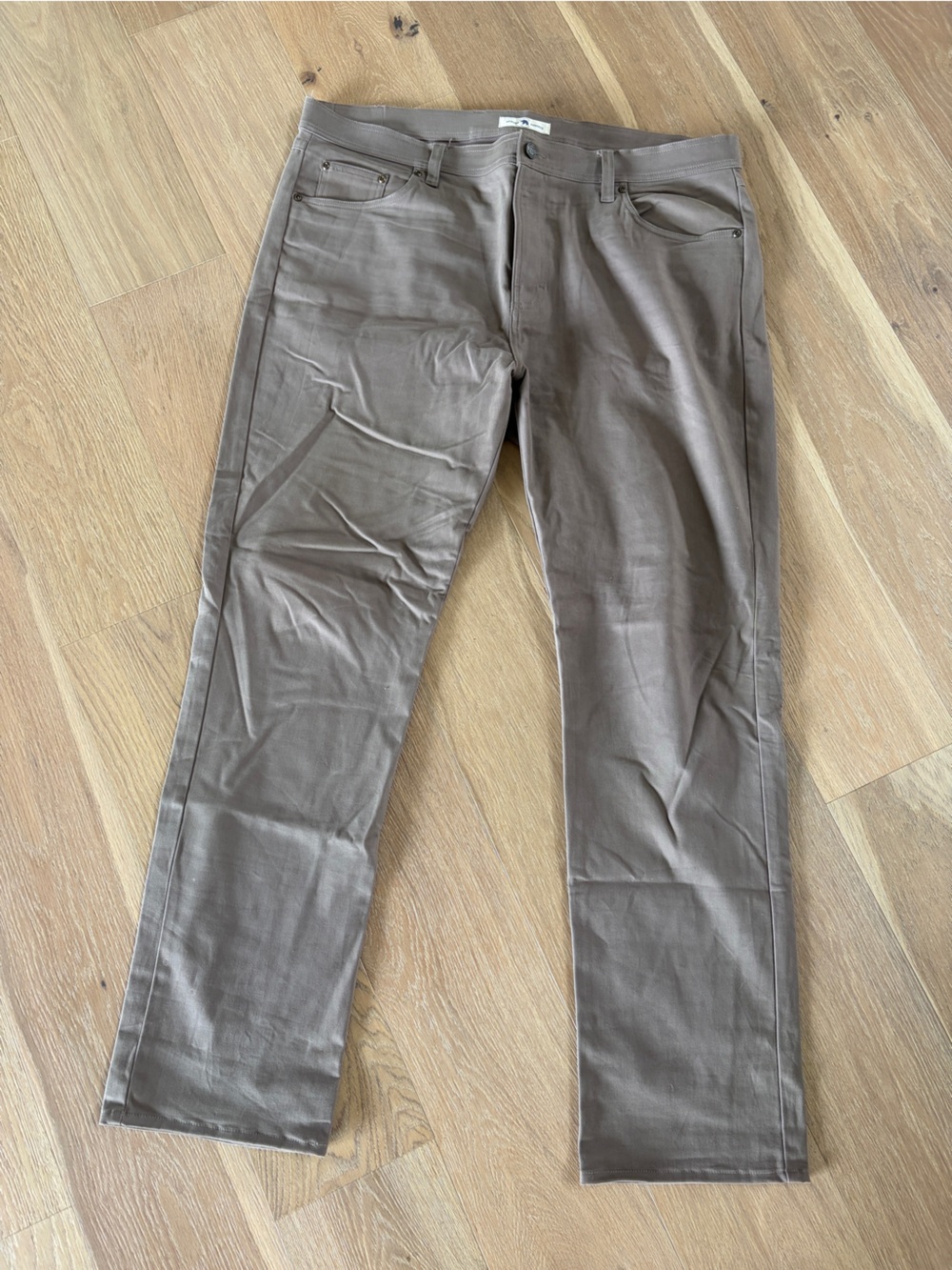 Men's Onward Reserve Slim Straight Pants in Taupe - 40x32